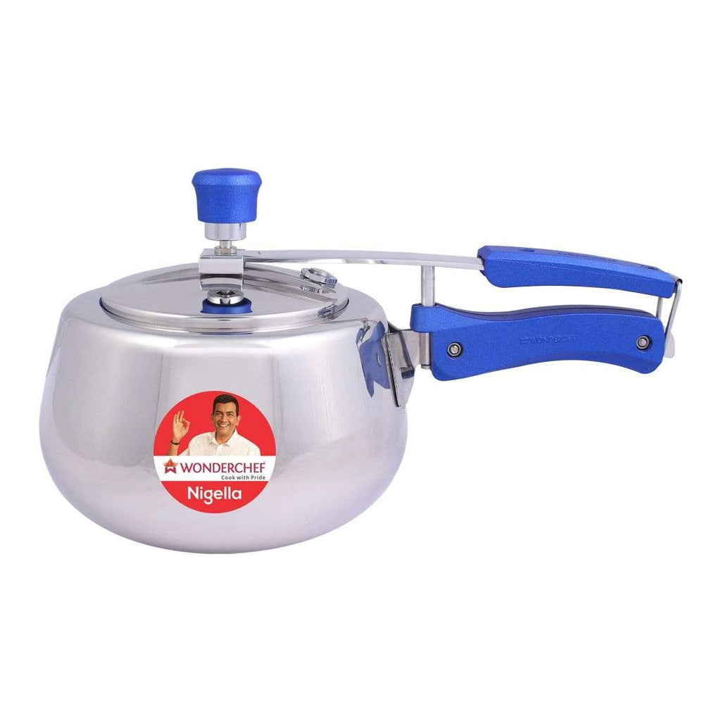 Wonderchef Nigella Inner Lid Pressure Cooker SS Round 3L - Wonderchef