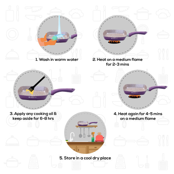 Wonderchef Royal Velvet 26cm Grill Pan 2L