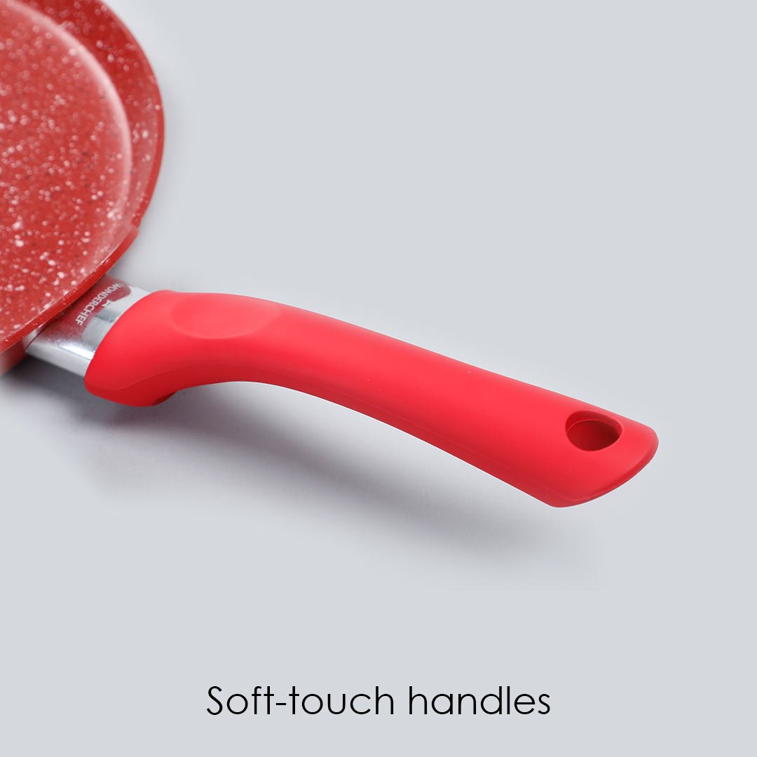Wonderchef Royal Velvet Dosa Tawa 30cm - Red