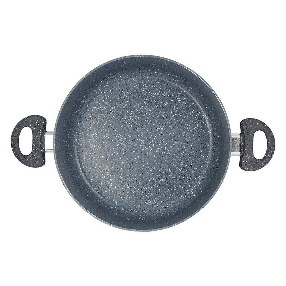 Wonderchef Granite 28 cm Casserole with lid 6.5L
