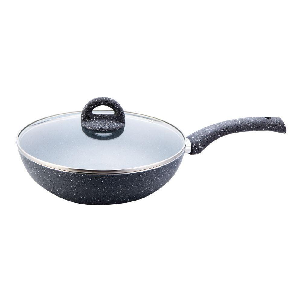 Wonderchef Granite Range Wok with Lid 20cm 1.5L