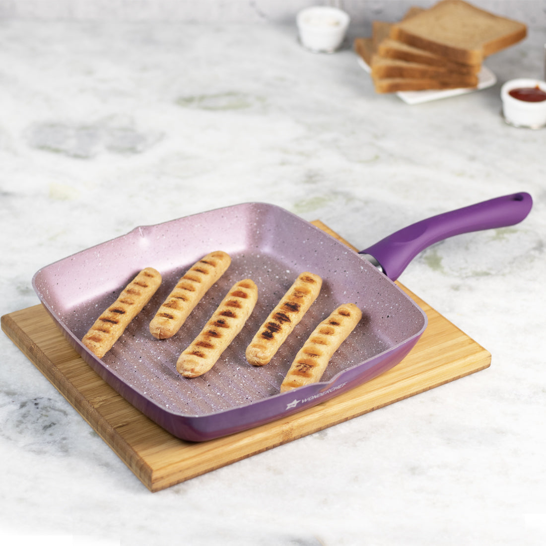 Wonderchef Royal Velvet 26cm Grill Pan 2L